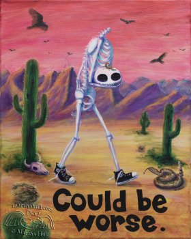 skeleton in the desert skeleton in the desert